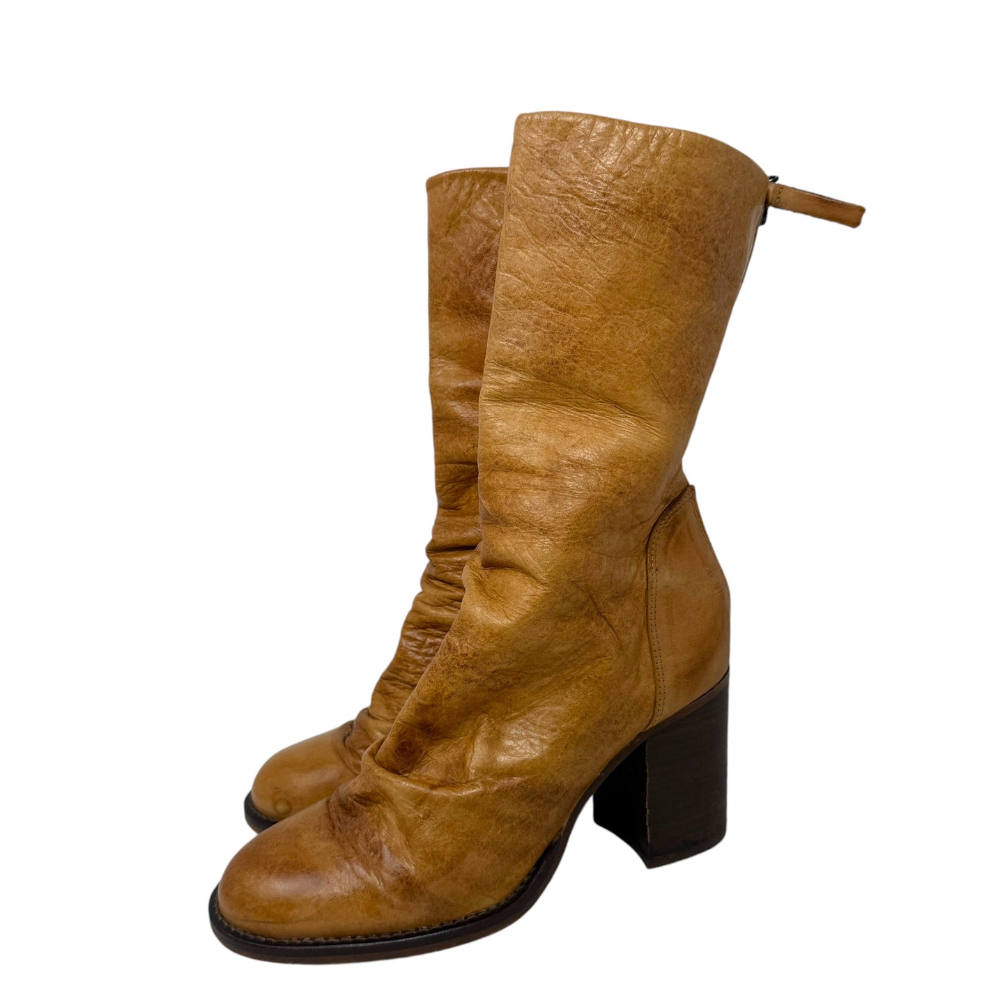 Elle Booties By Free People In Tan, Size: 8