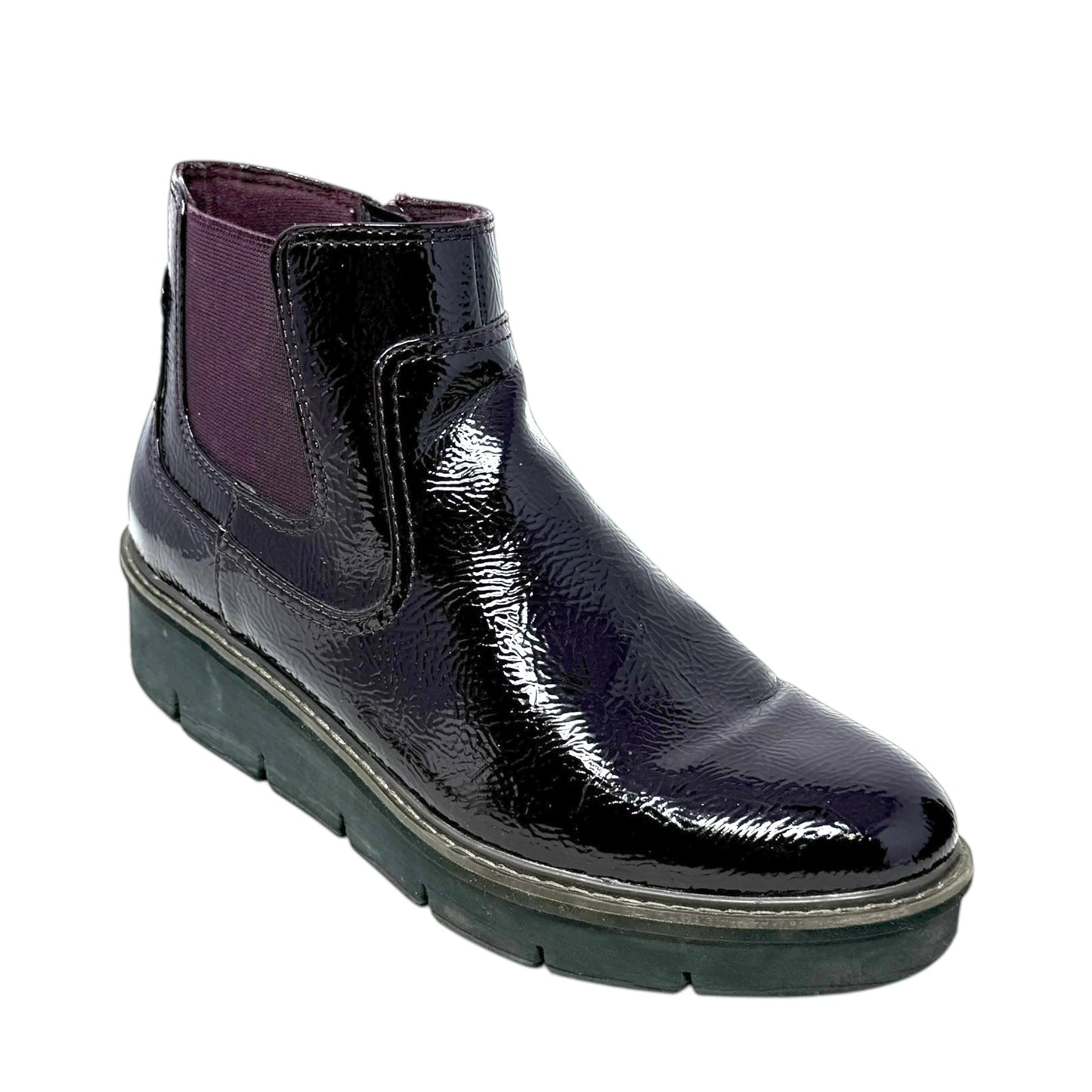 Airabell Chelsea Boot By Clarks In Purple, Size: 9.5