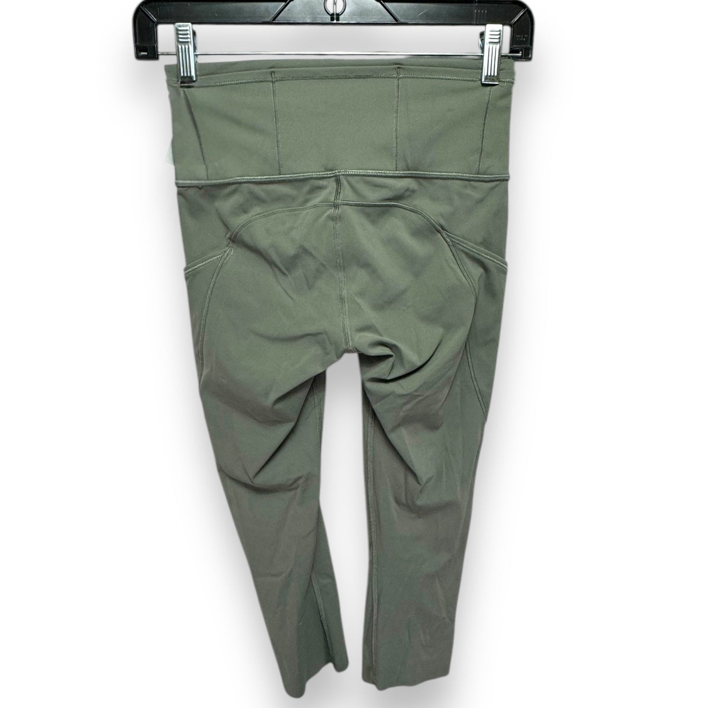 Athletic Capris By Lululemon In Green, Size: 4