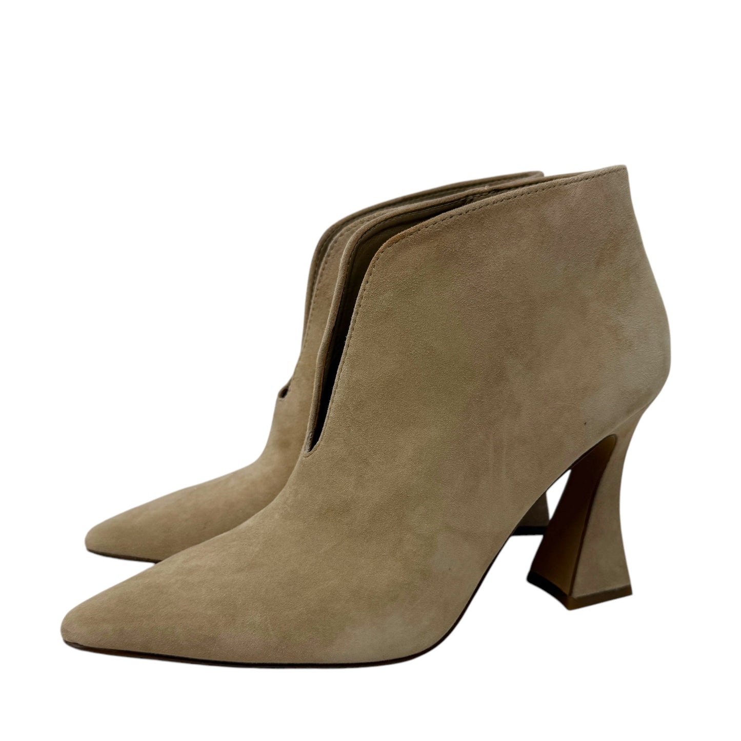 Avelind Suede Dress Booties By Vince Camuto In Tan, Size: 7.5