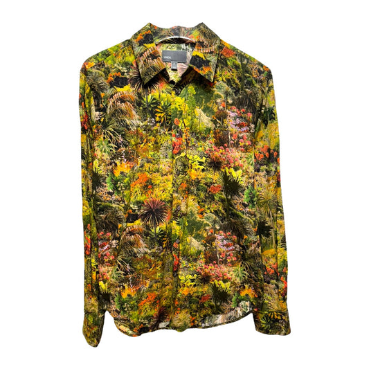 Top Long Sleeve By Vince In Multi-colored, Size: M