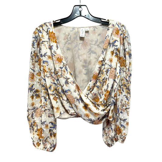 Top Long Sleeve By Joie In Floral Print, Size: S