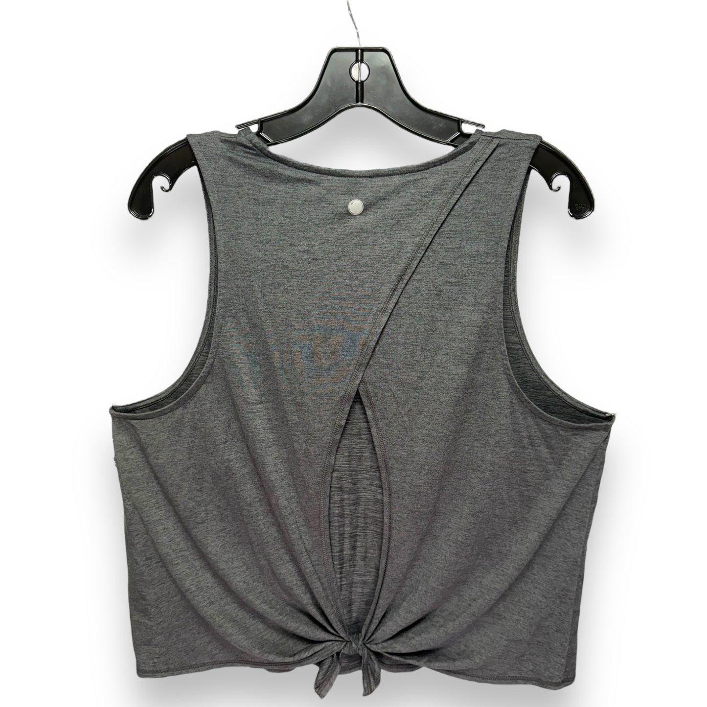 Athletic Tank Top By Yogalicious In Grey, Size: 1x