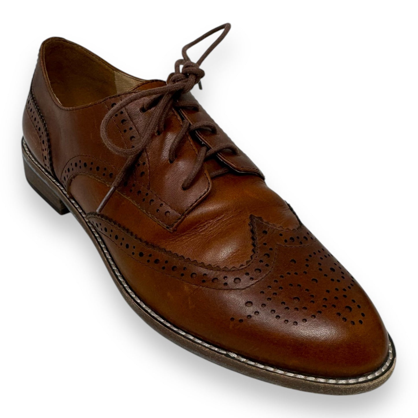 Juliette Brogue Oxfords By Madewell In Dark Chestnut, Size: 9