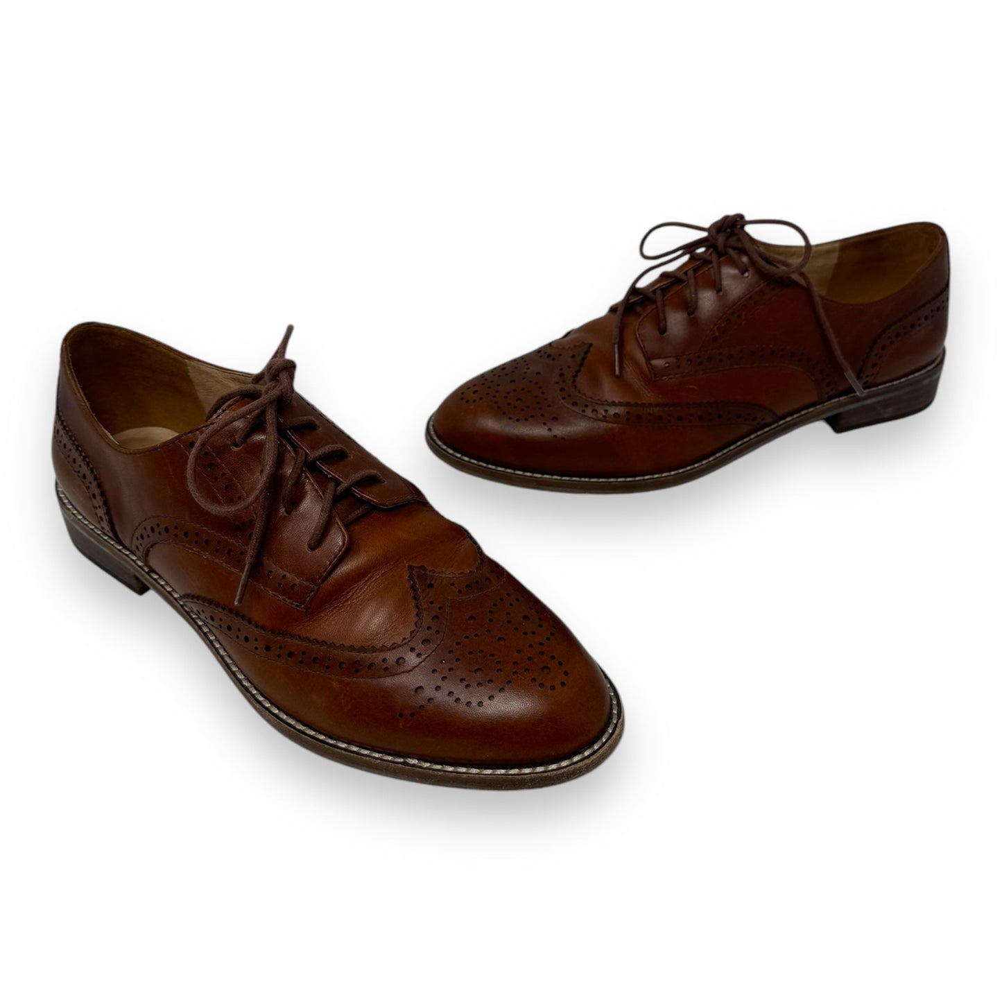 Juliette Brogue Oxfords By Madewell In Dark Chestnut, Size: 9