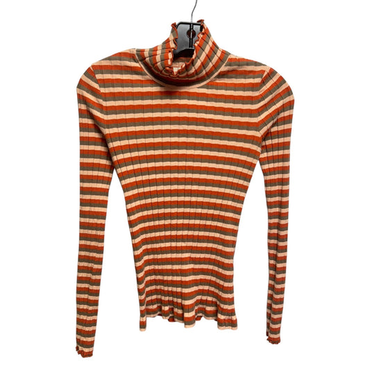 Top Long Sleeve By Madewell In Striped Pattern, Size: Xs