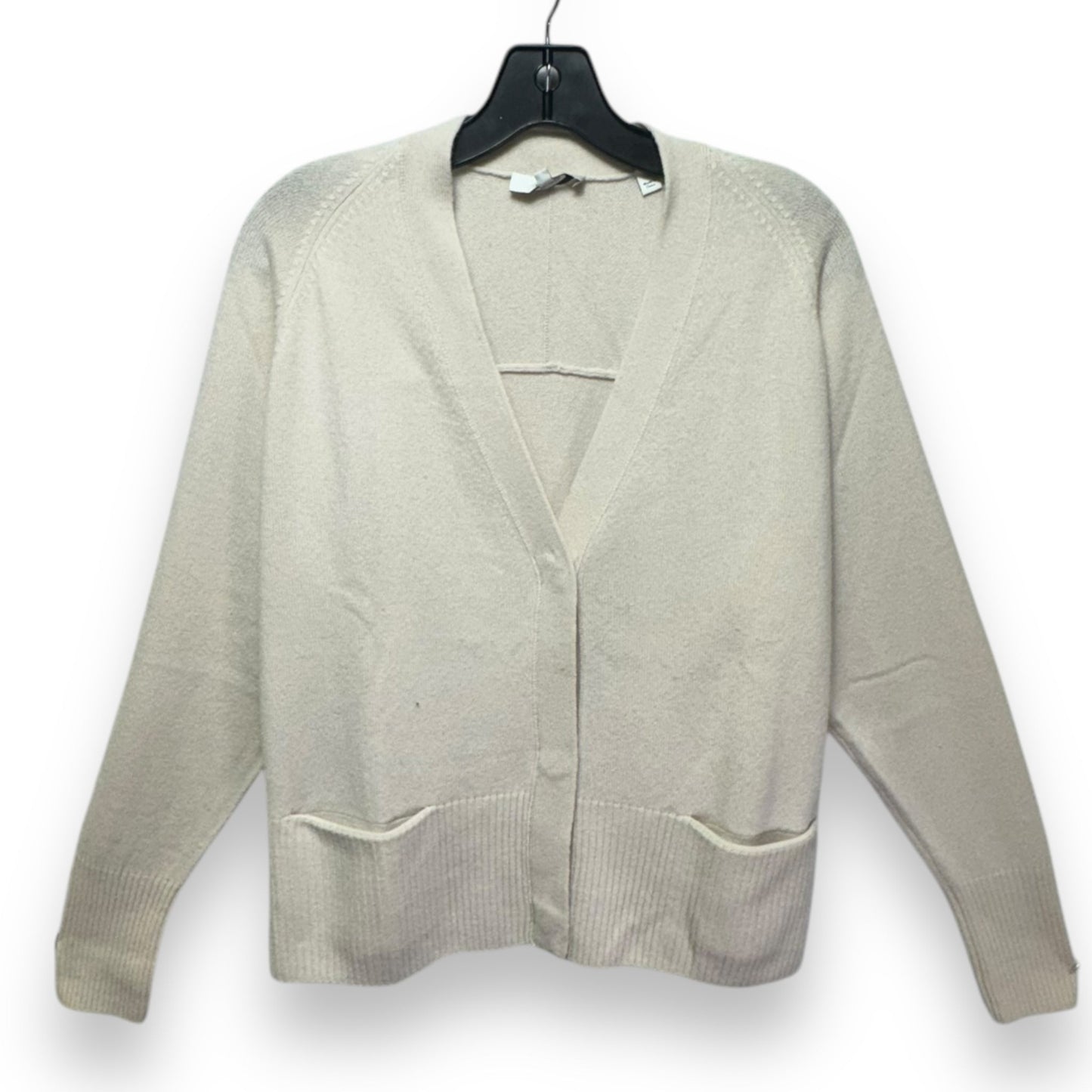 Sweater Cardigan By Vince In Cream, Size: M