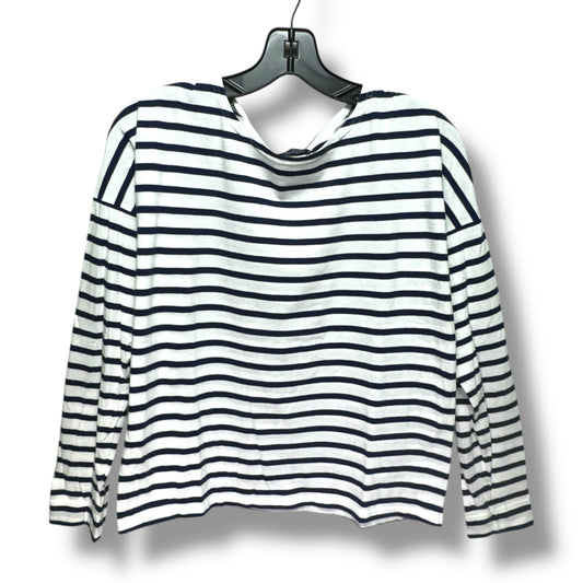 Top Long Sleeve By J. Crew In Striped Pattern, Size: S