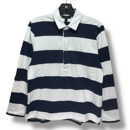 Top Long Sleeve By J. Crew In Striped Pattern, Size: M