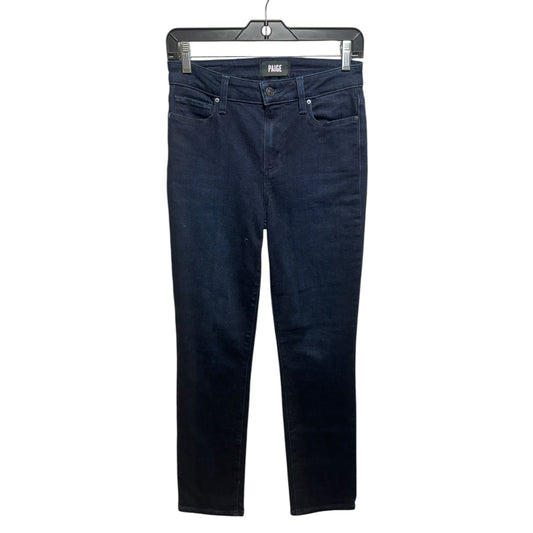 Skinny Jeans Designer By Paige In Blue Denim, Size: 2