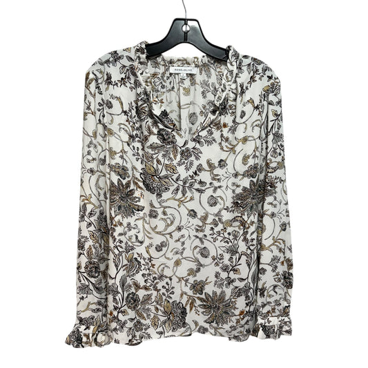 Top Long Sleeve By Rose And Olive In Floral Print, Size: M