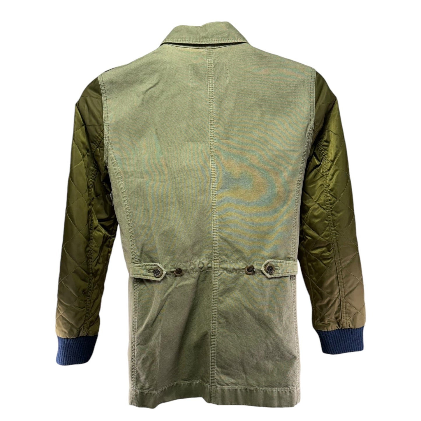 Quilted Boyfriend Fatigue Utility Jacket By J. Crew In Green, Size: M