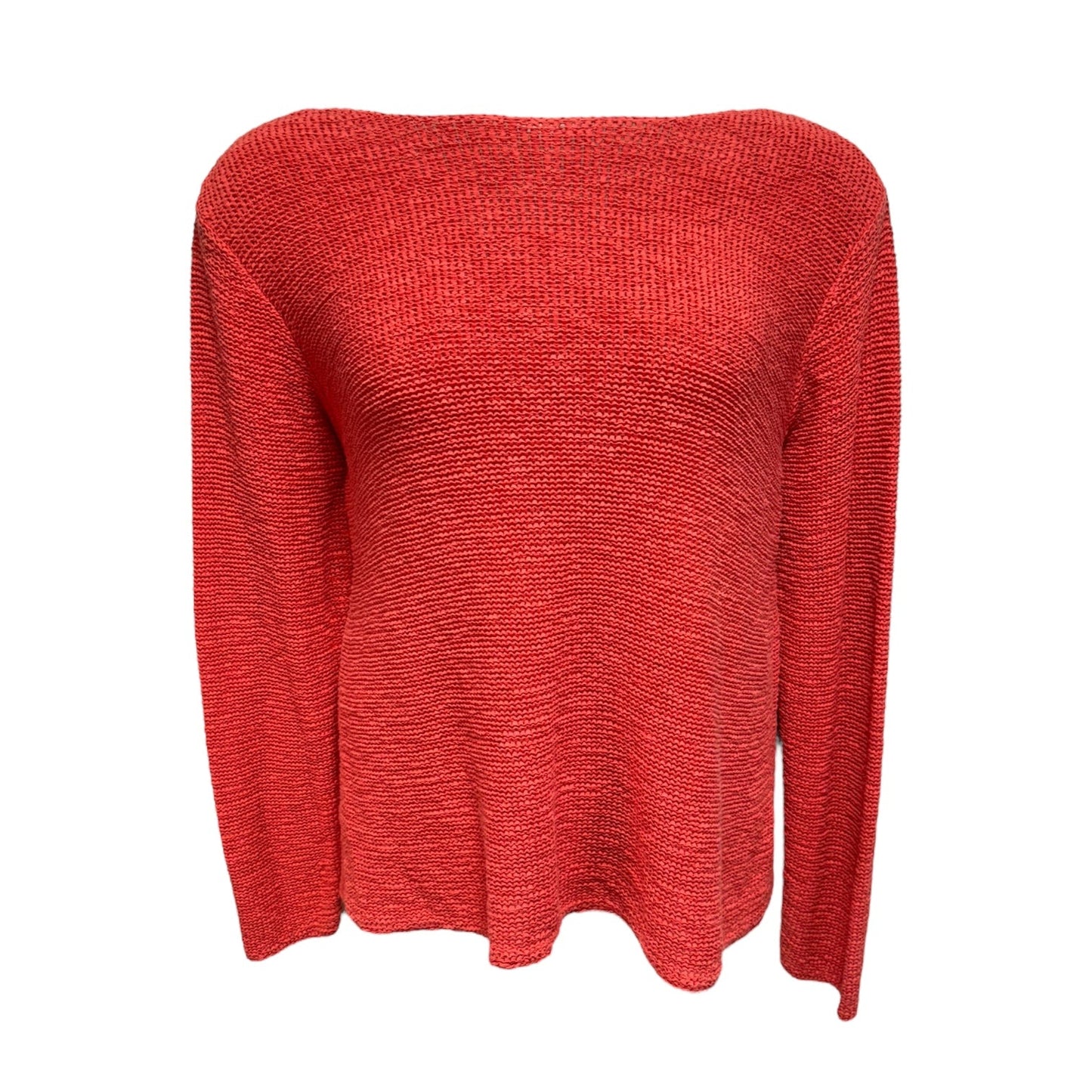 Sweater By Eileen Fisher In Coral, Size: L