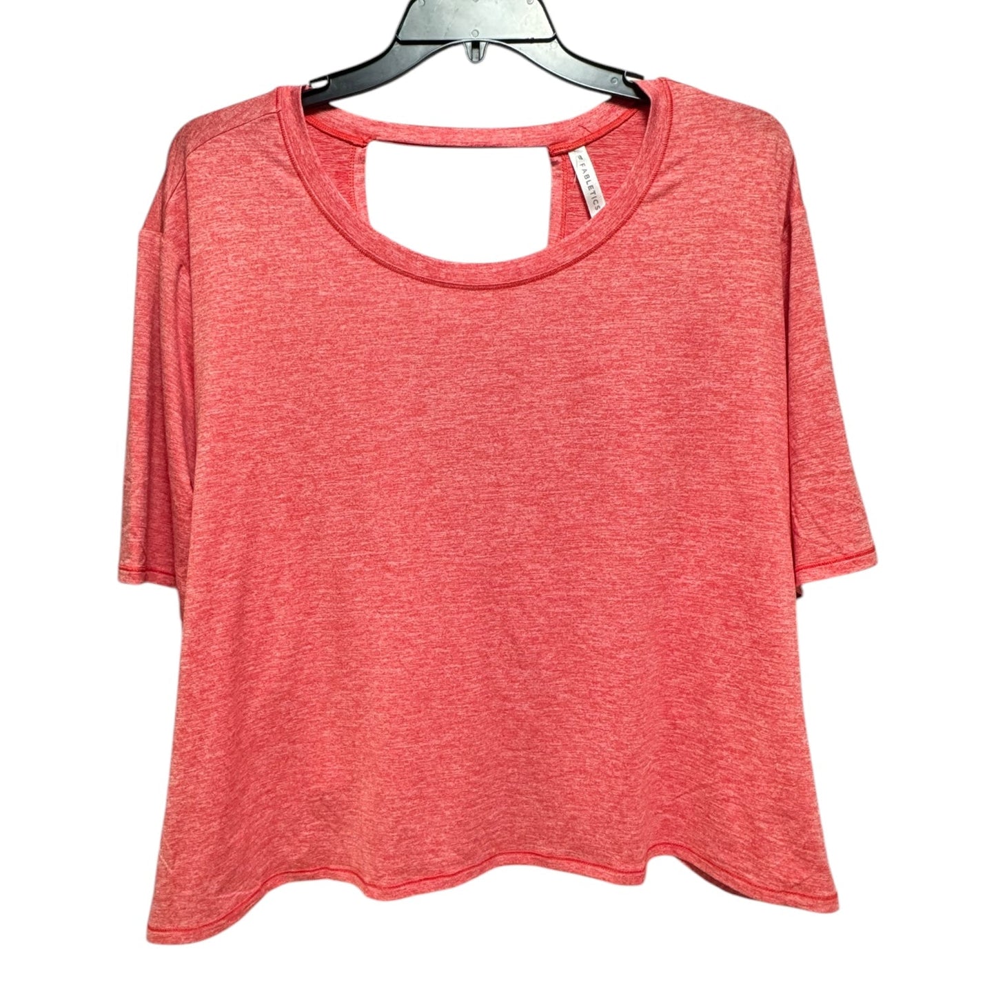 Athletic Top Short Sleeve By Fabletics In Red, Size: 4x