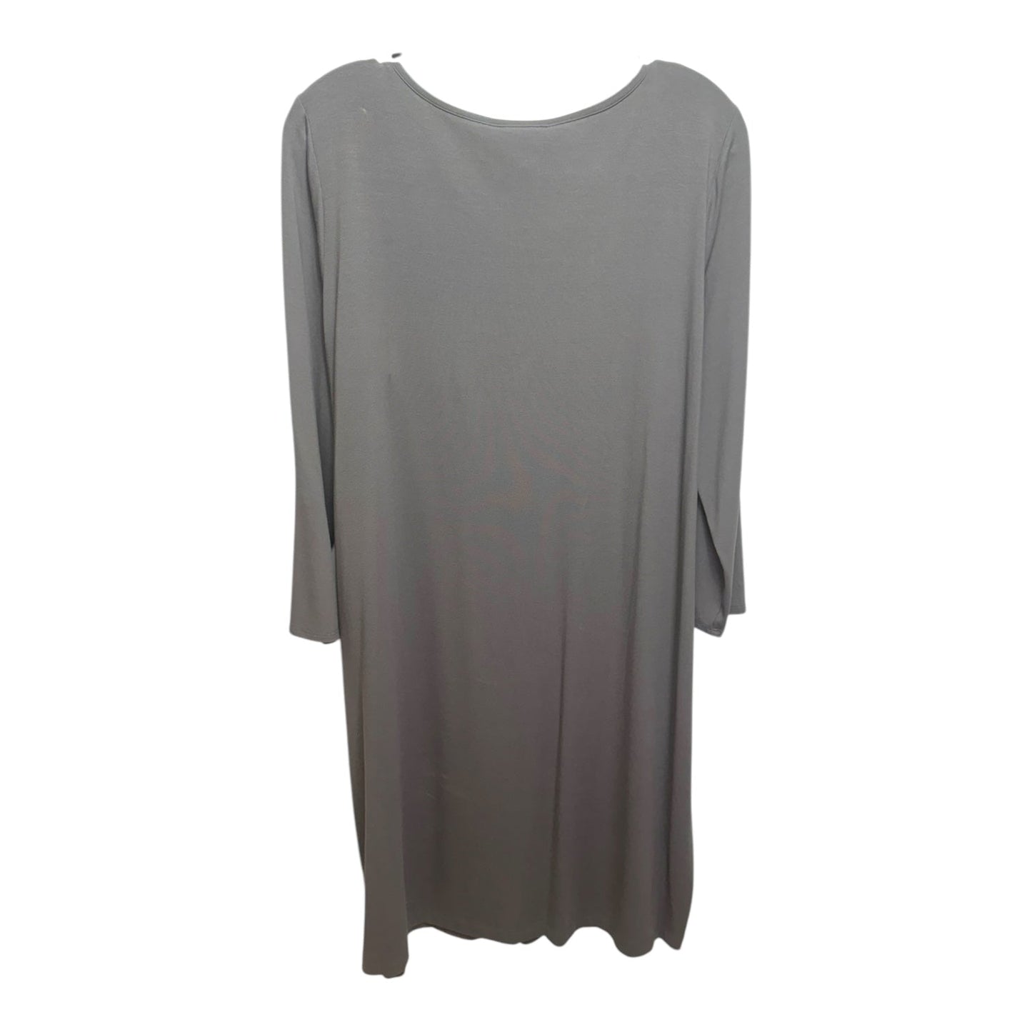 Dress Casual Maxi By Eileen Fisher In Grey, Size: Xl