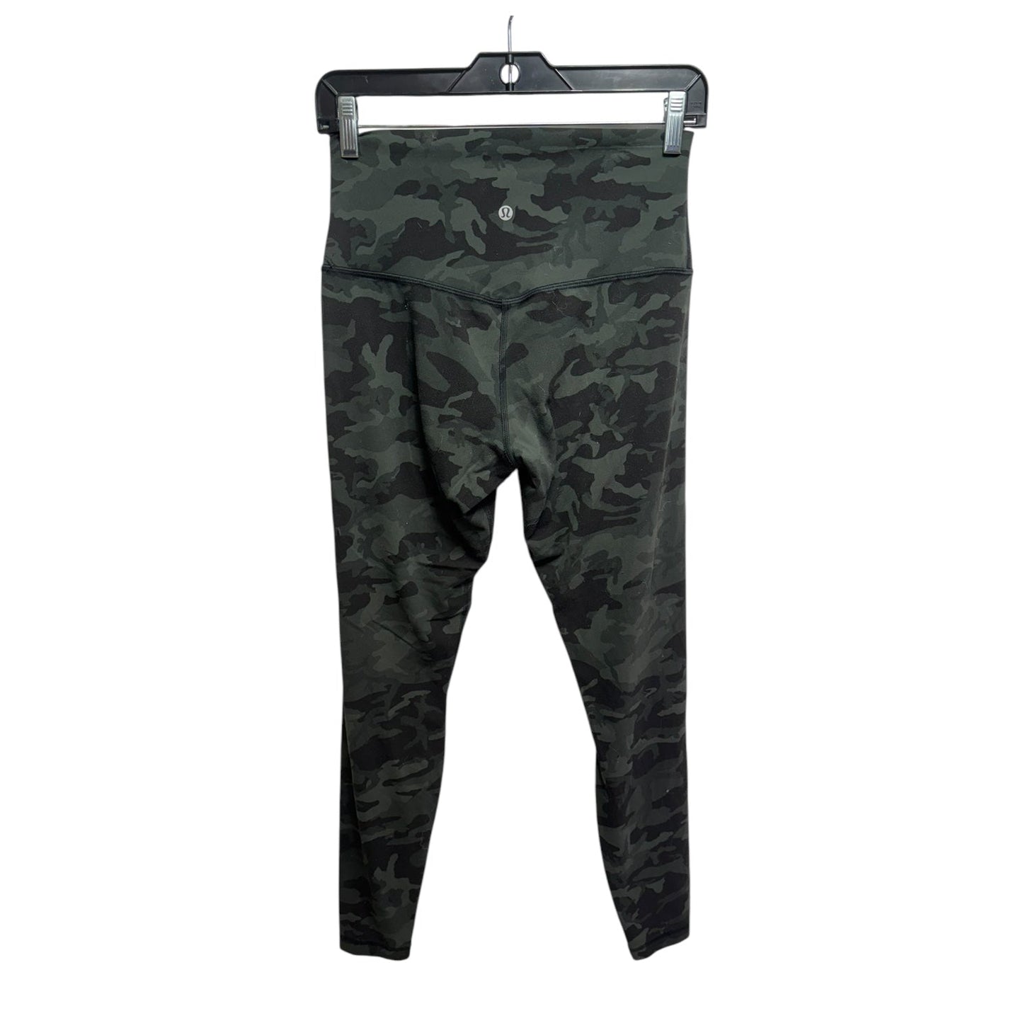 Athletic Leggings By Lululemon In Camouflage Print, Size: 8