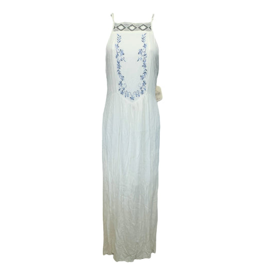 Belinda Maxi Dress - White/Light Blue By Altard State  Size: S