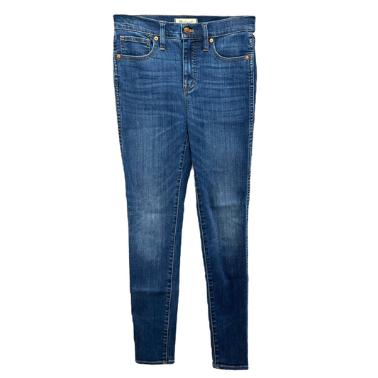 10" High Rise Skinny Jeans By Madewell In Blue Denim, Size: 2 T/26T