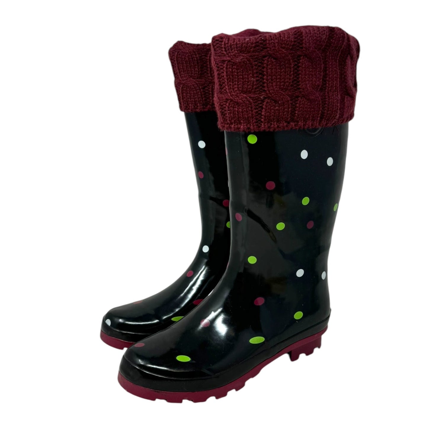 Rain Boots By Serra In Polkadot, Size: 8