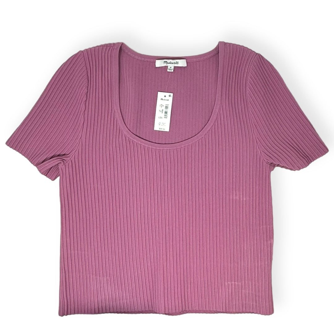 Pink Top Short Sleeve Madewell, Size L