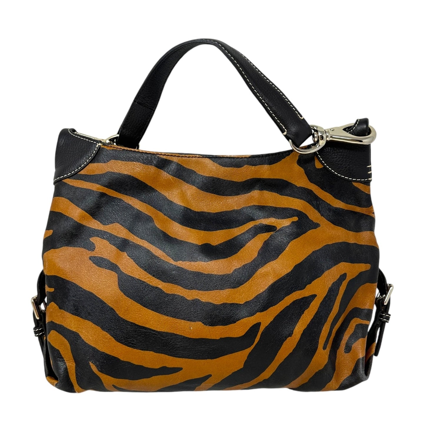 Small Sac Designer By Dooney And Bourke In Tiger Print, Size: Medium