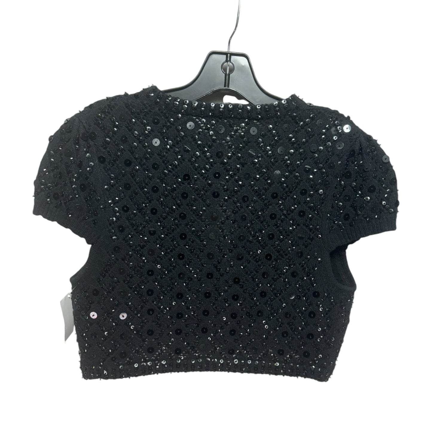 Sequined Bolero Sweater Cardigan By Nanette Lepore In Black, Size: S