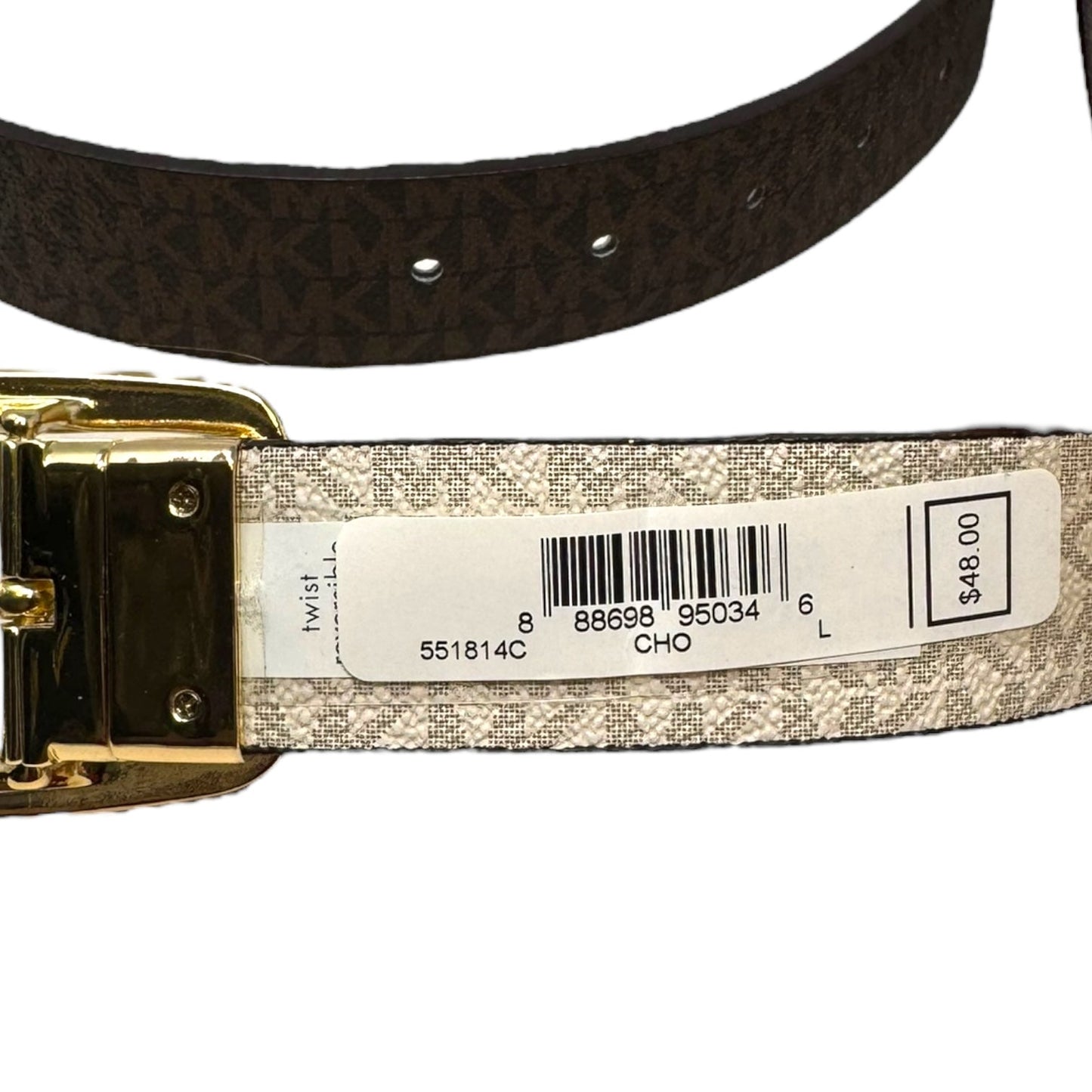 Reversible Logo Belt By Michael By Michael Kors, Size: Large