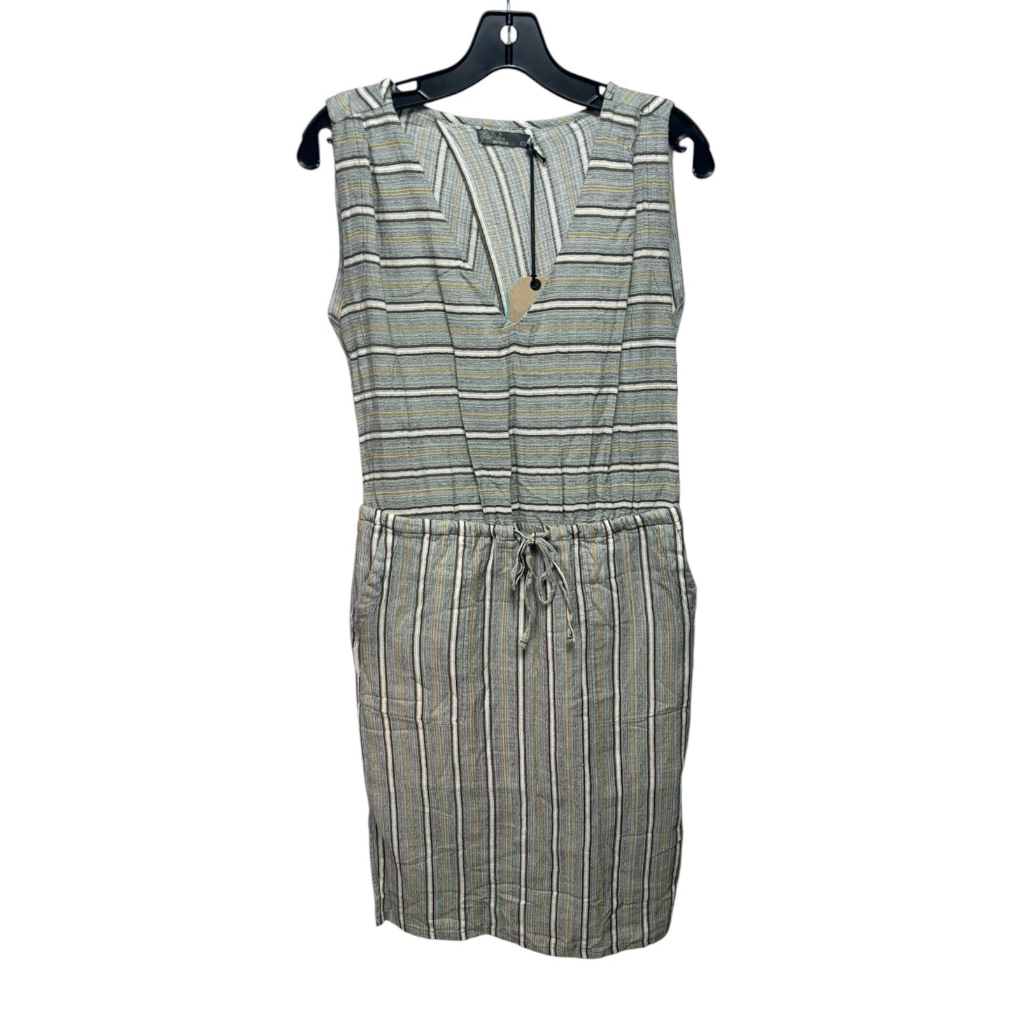 Dress Casual Midi By Prana In Striped Pattern, Size: Xs