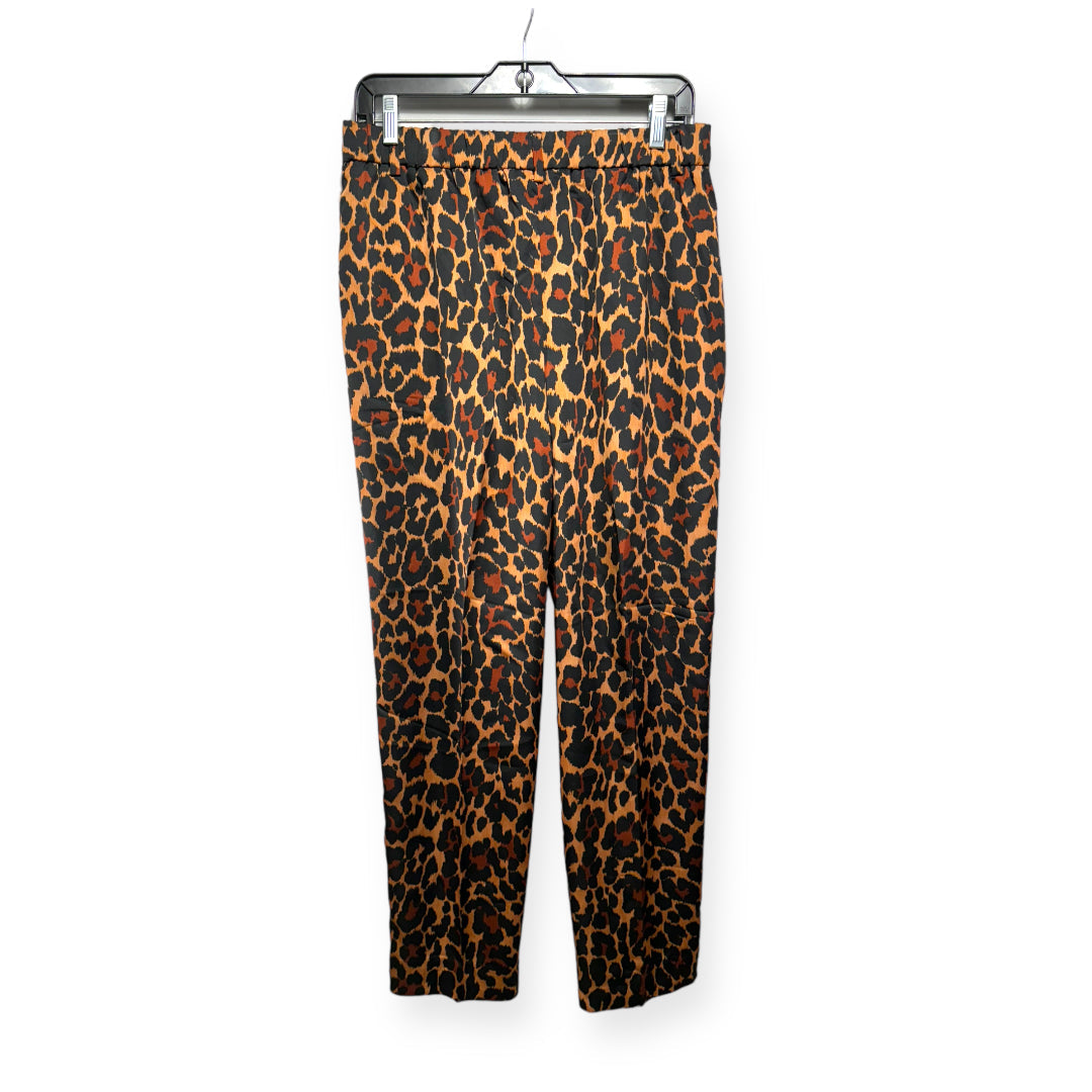 High-Rise Wide Leg Trouser By J Crew  In Leopard Size: 6