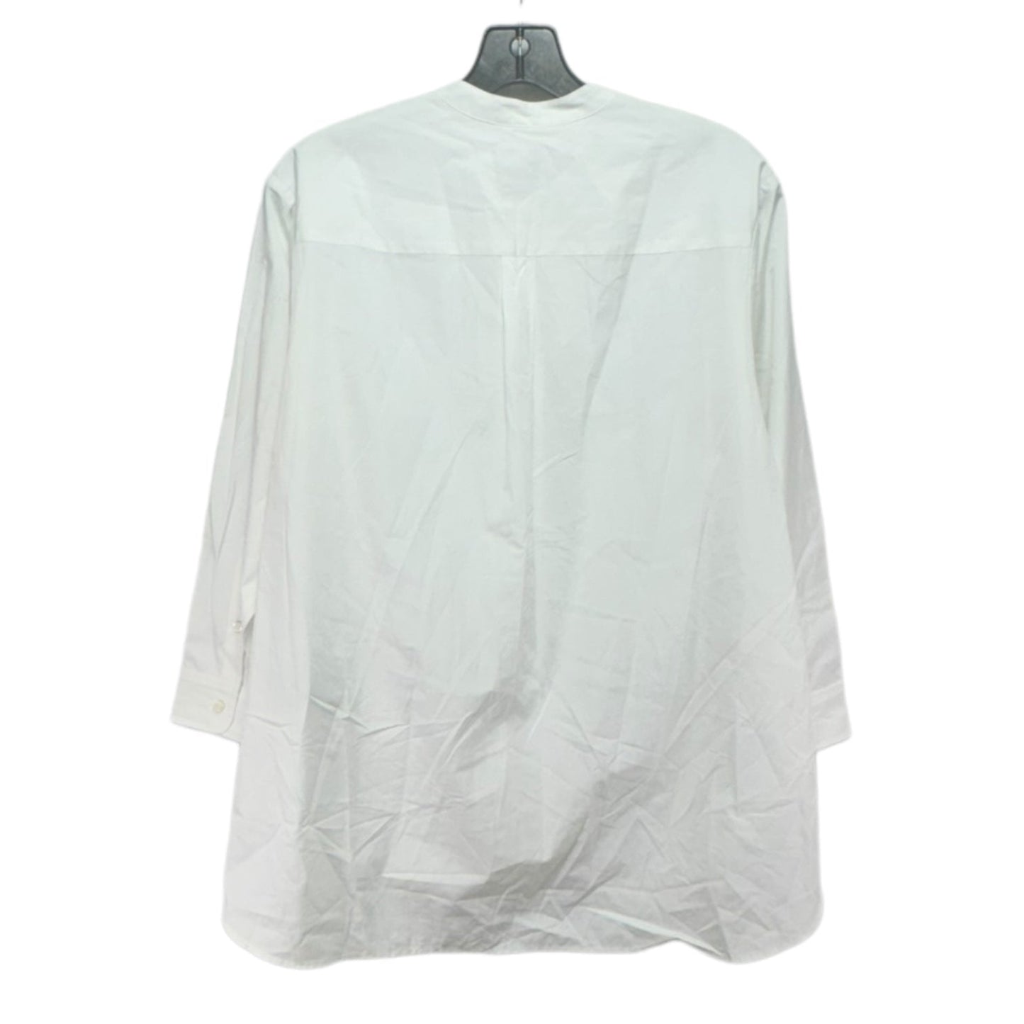 Collarless Tuxedo Shirt By Thomas Mason for J. Crew  Size: 0