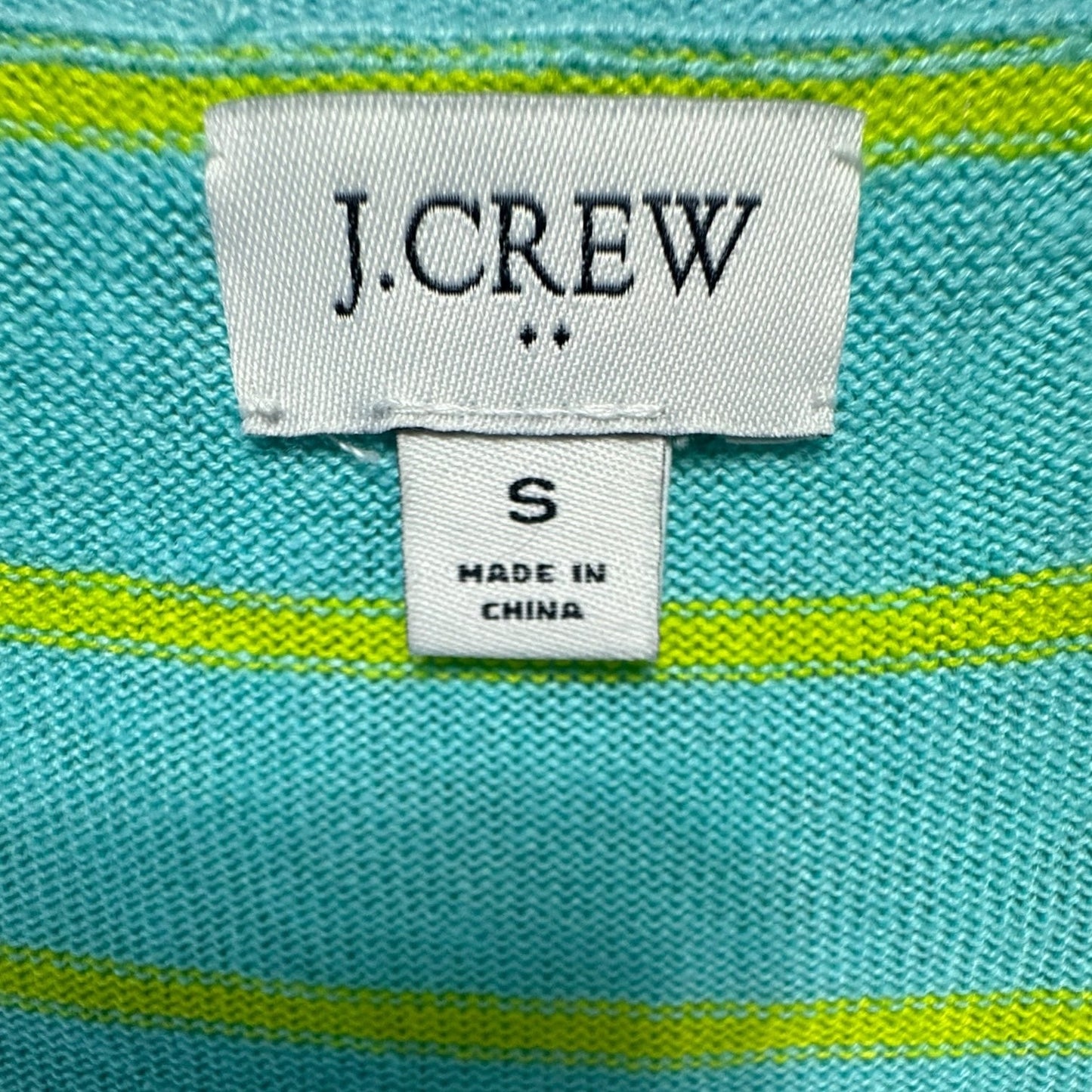 Sweater Short Sleeve By J. Crew In Striped Pattern, Size: S