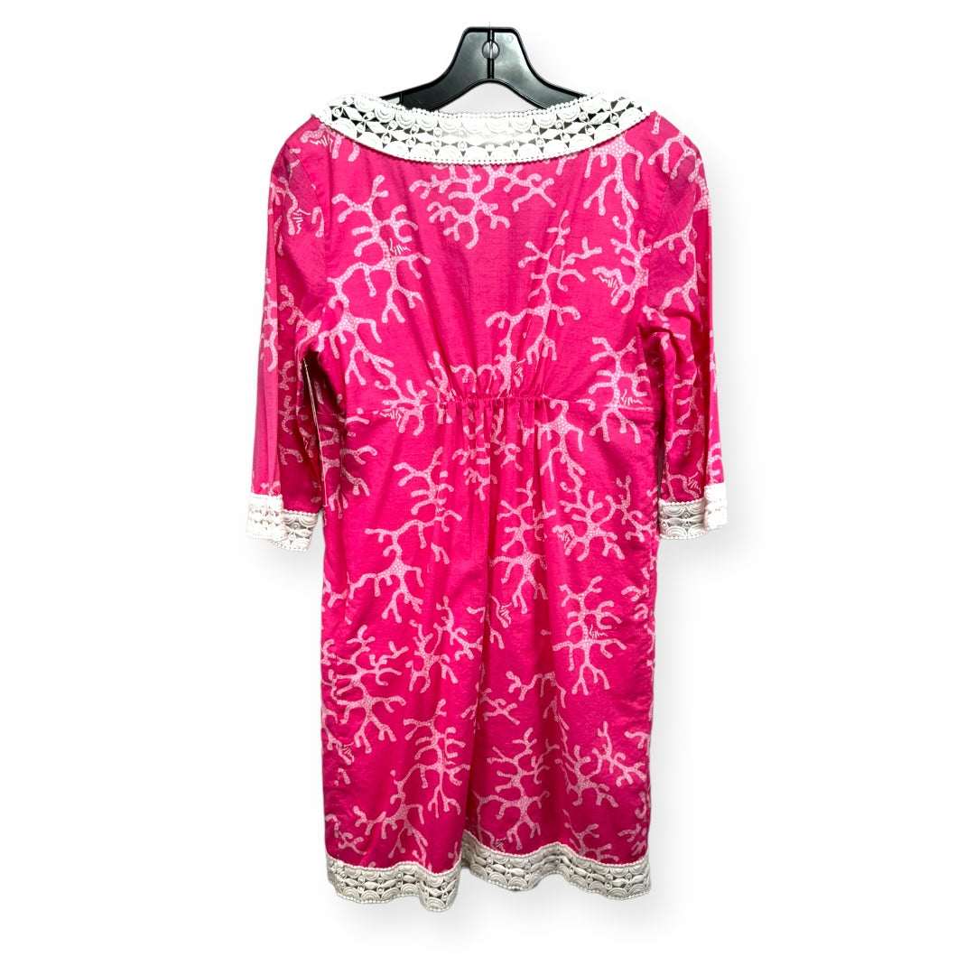 Shermin Tunic Dress in Daiquiri Pin Coral Me Crazy Designer Lilly Pulitzer, Size 6