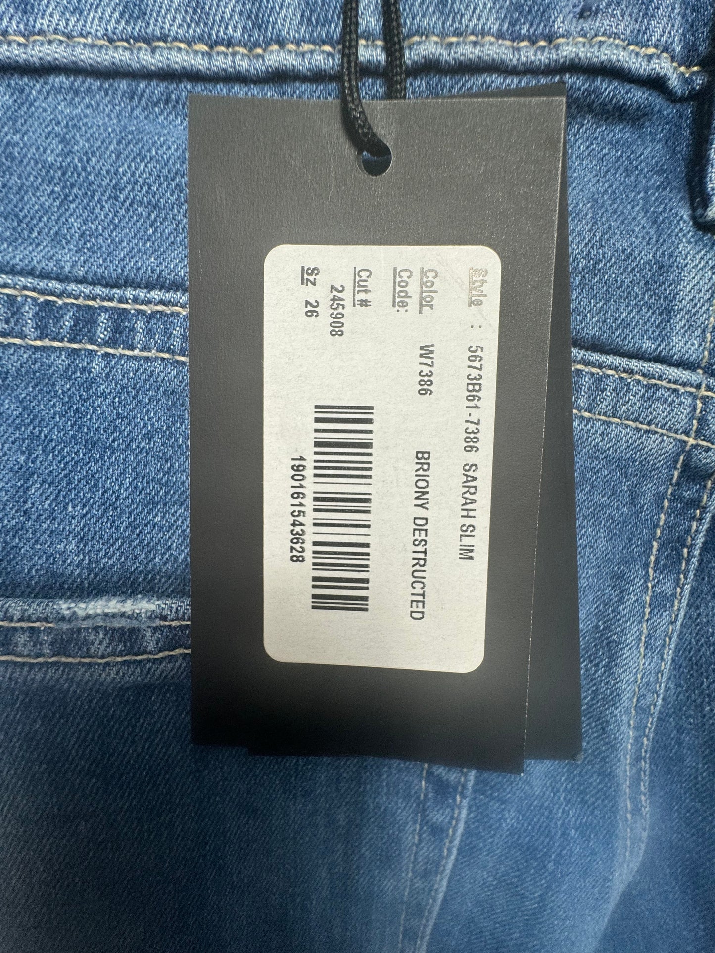 Sara Slim High Rise Jeans Designer Paige, Size 2