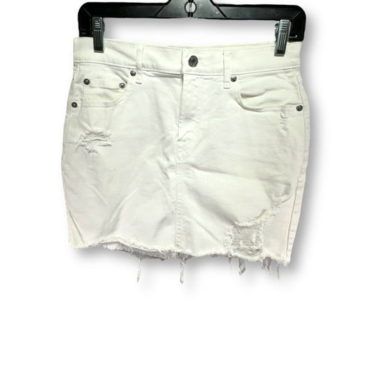 White Denim Skirt Mini & Short Gap, Size 2