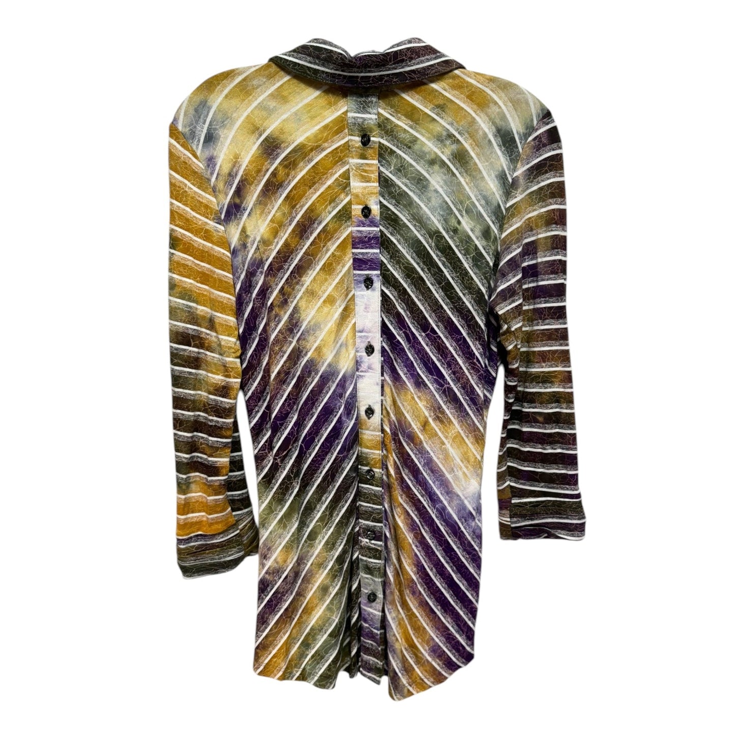 Top Long Sleeve By Cmb In Multi-colored, Size: S