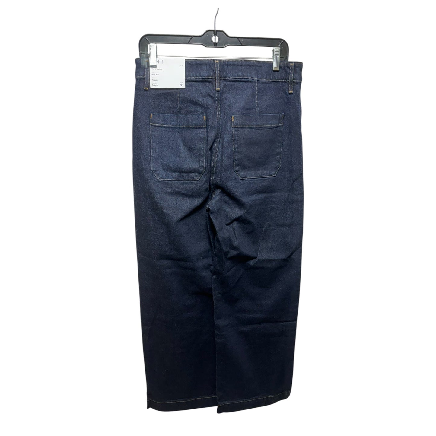 Jeans Wide Leg By Loft In Blue Denim, Size: 6