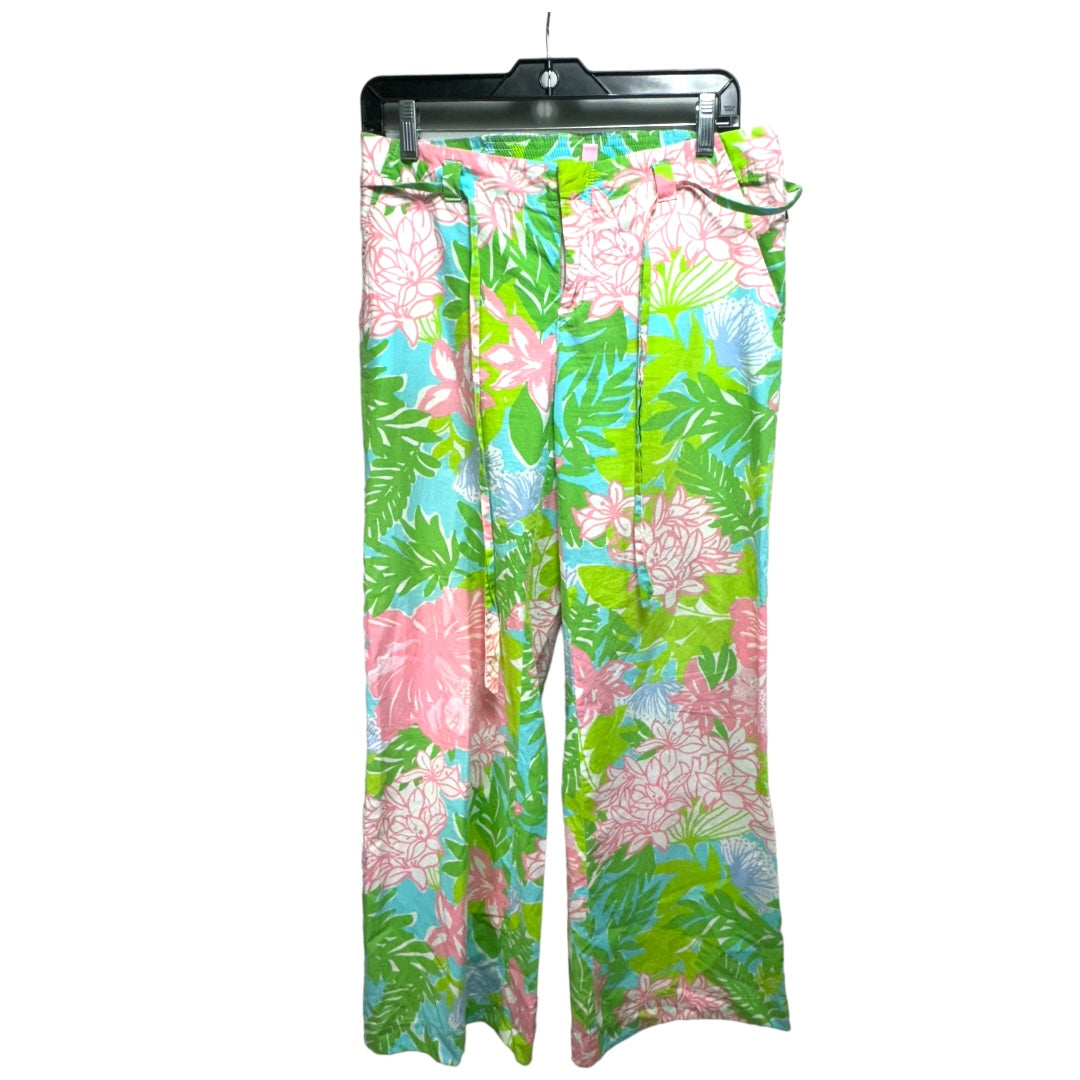 Pants Designer By Lilly Pulitzer In Floral Print, Size: 6