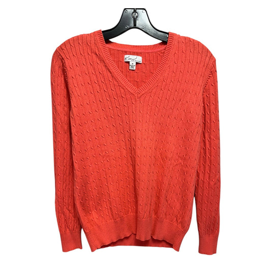 Sweater By Kim Rogers In Coral, Size: M