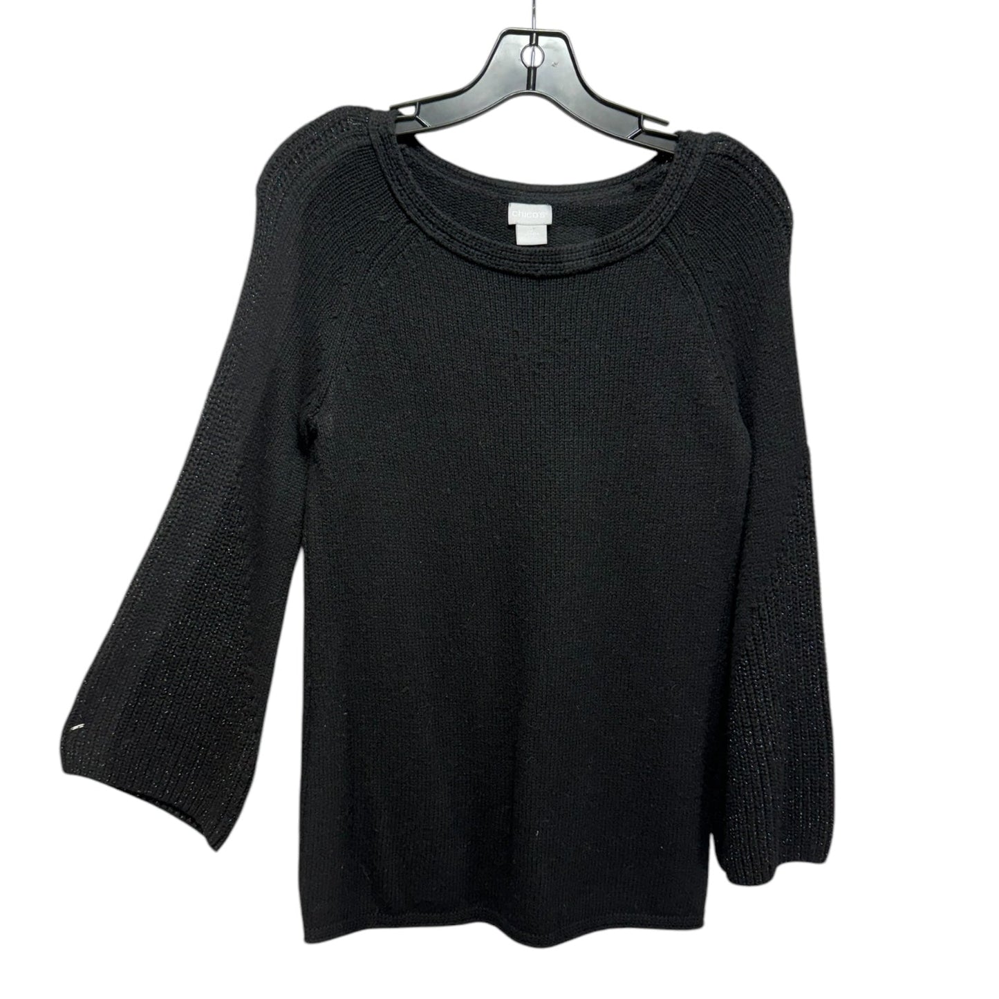 Sweater By Chicos In Black, Size: S