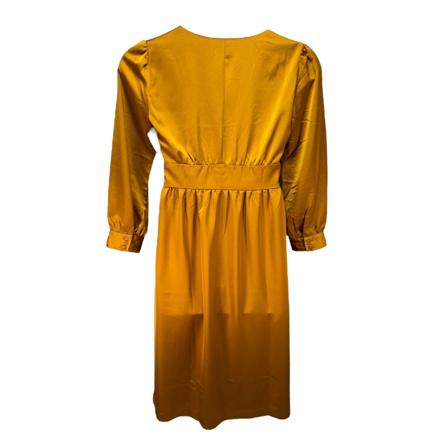 Dress Casual Maxi By J. Crew In Gold, Size: 6