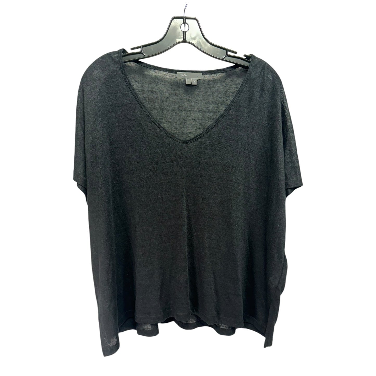 Top Sleeveless By Vince In Black, Size: S