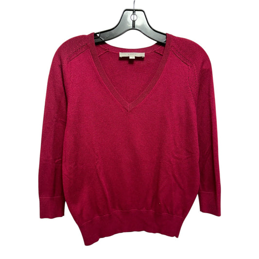 Sweater By Loft In Maroon, Size: S