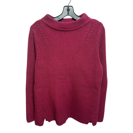 Sweater By Talbots In Maroon, Size: L