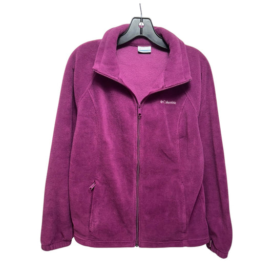 Jacket Fleece By Columbia In Purple, Size: L