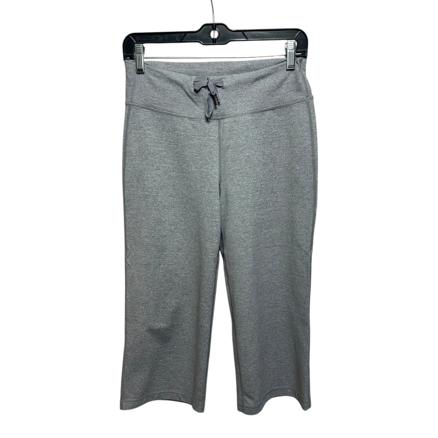 Athletic Wide Leg Capris By Lululemon In Grey, Size: S