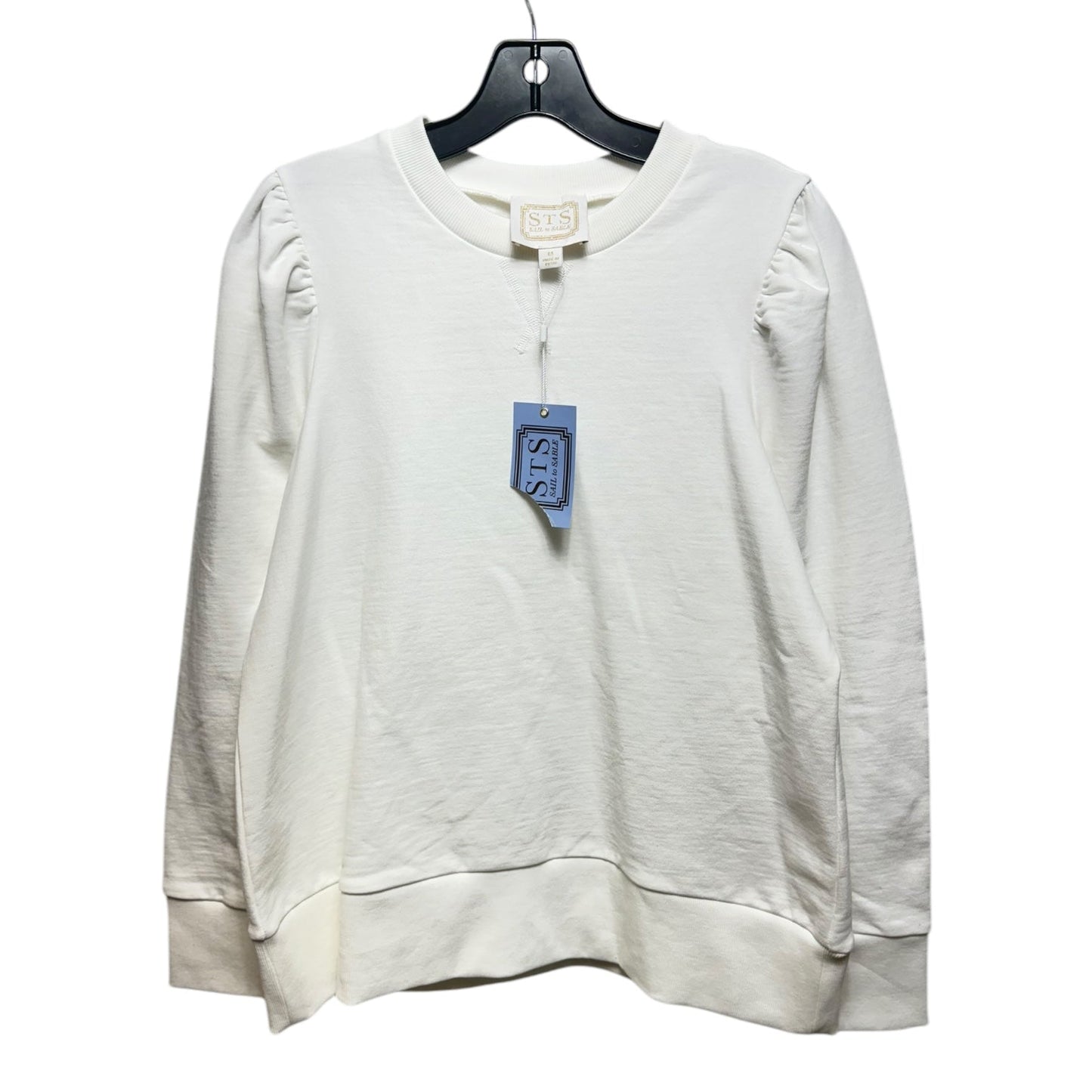 Top Long Sleeve By Sail To Sable In White, Size: M