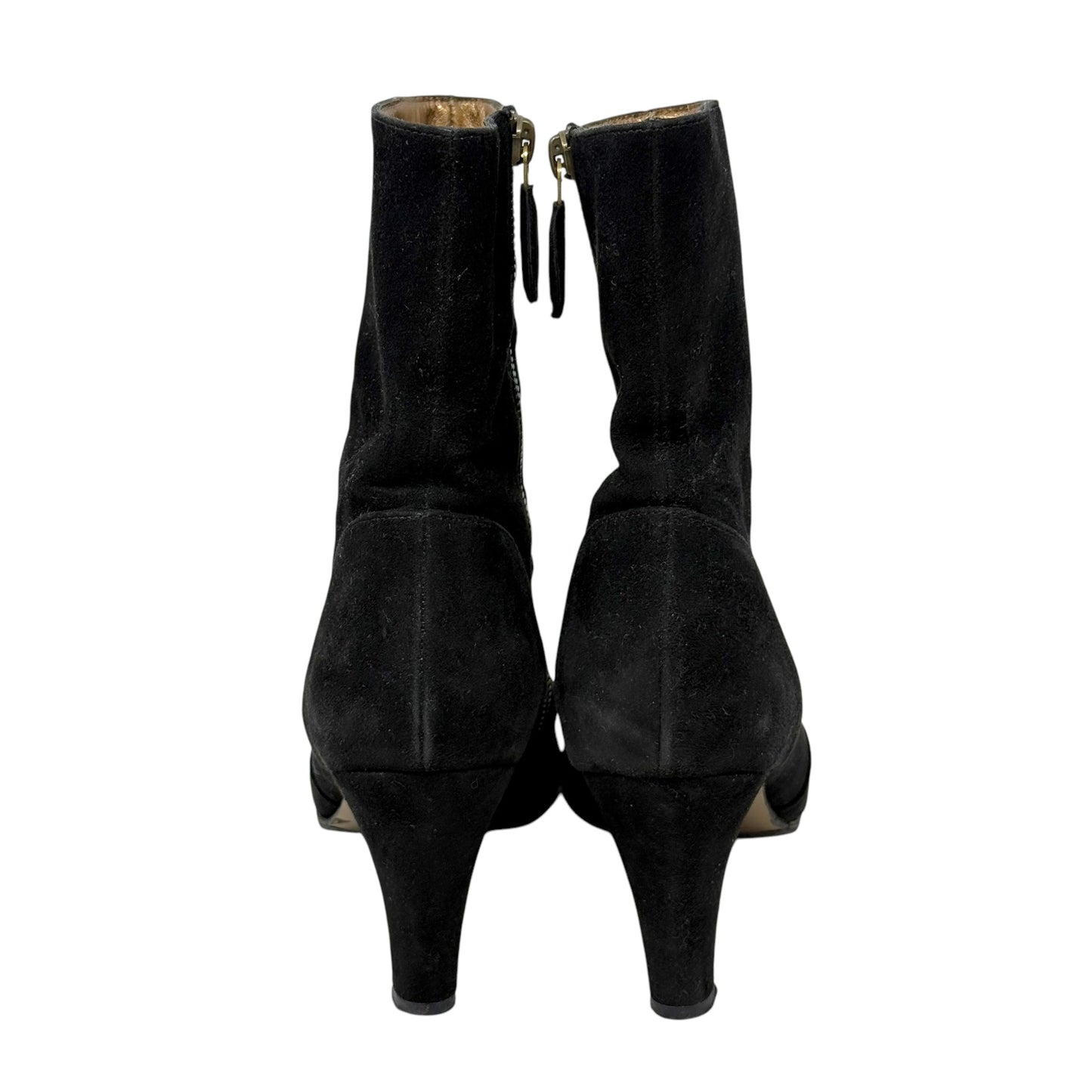 Boots Ankle Heels By Charles Jourdan In Black, Size: US 8/EU 38.5