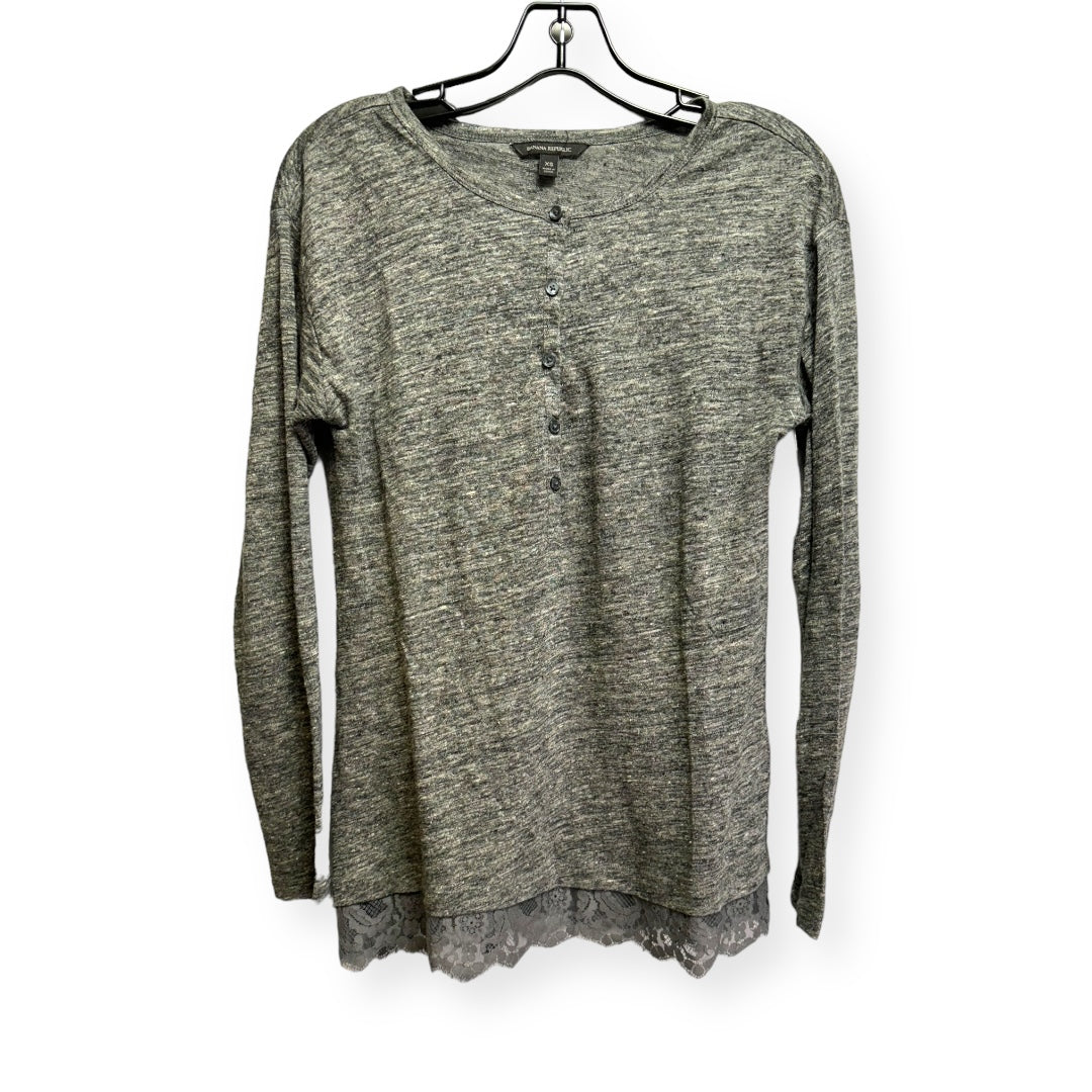 Linen Top Long Sleeve By Banana Republic  Size: Xs