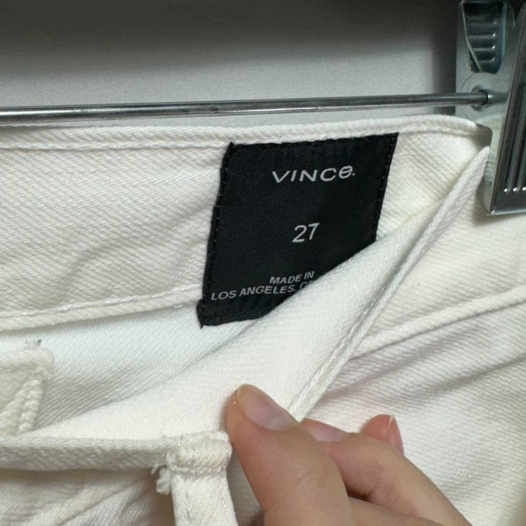 White Jeans Skinny Vince, Size 4