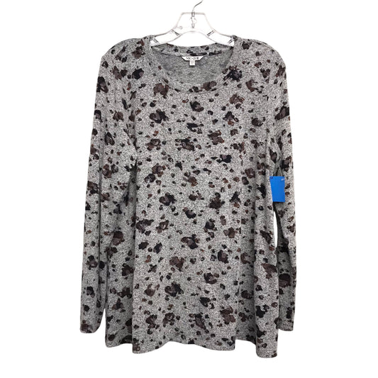 Top Ls By Nic + Zoe In Animal Print, Size:L